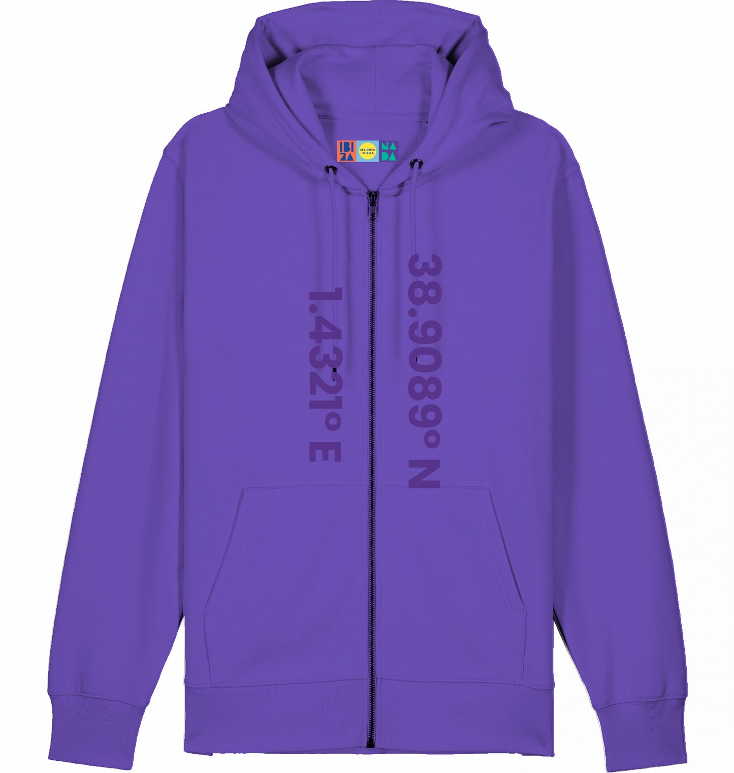 Ibiza O Nada Hoodie Zipper Coordinates