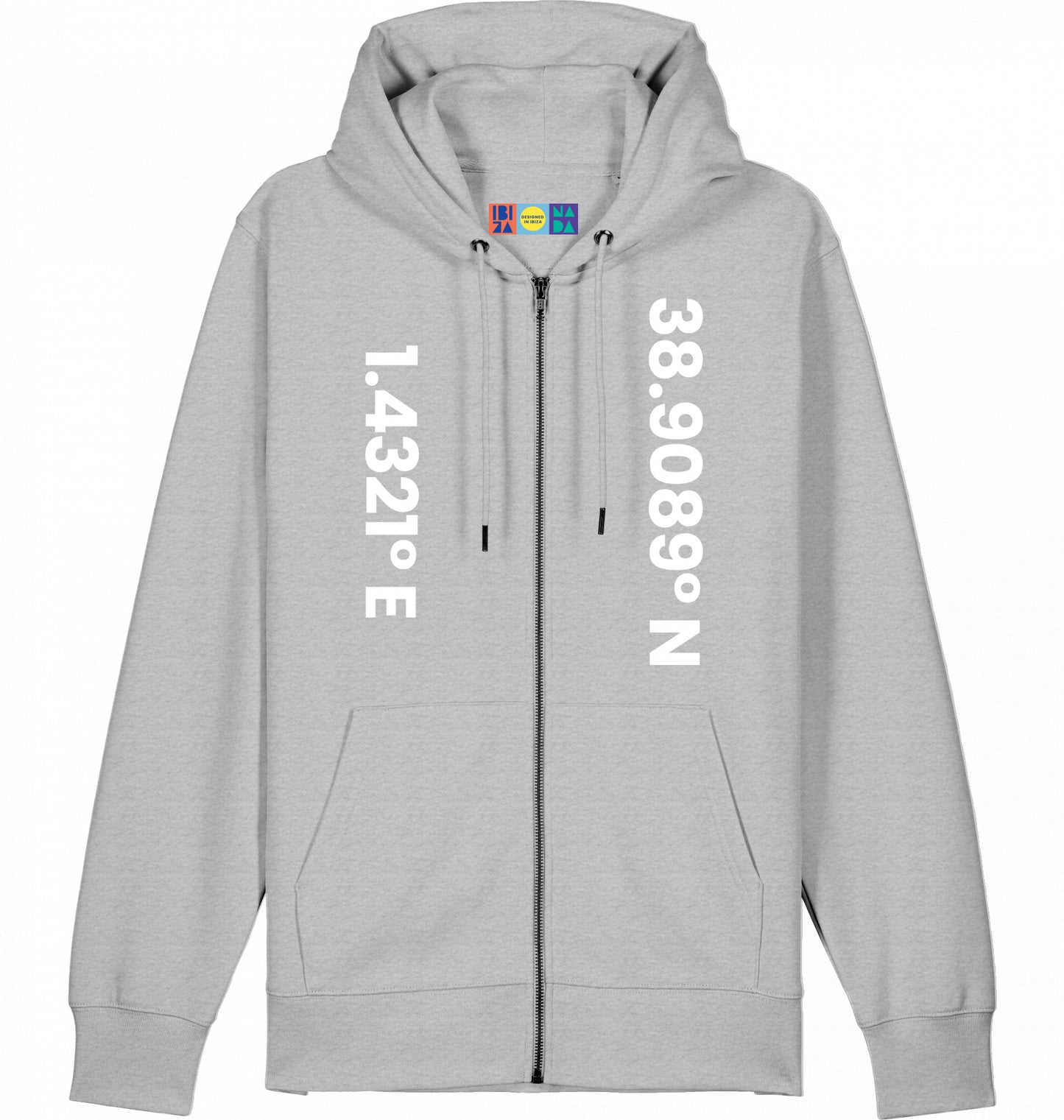 Ibiza O Nada Hoodie Zipper Coordinates