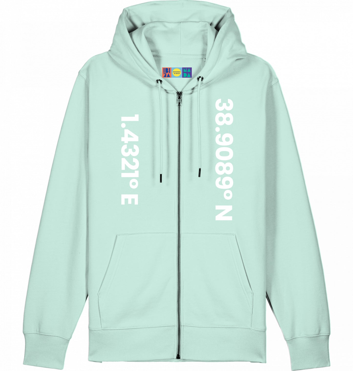 Ibiza O Nada Hoodie Zipper Coordinates