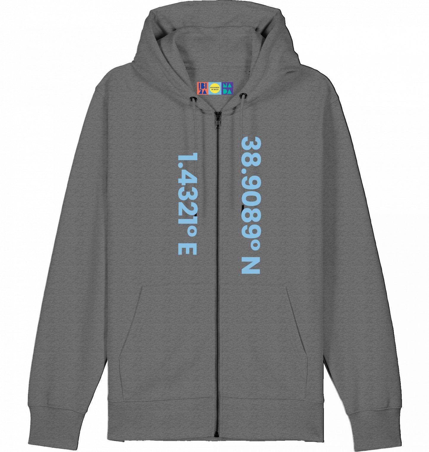 Ibiza O Nada Hoodie Zipper Coordinates