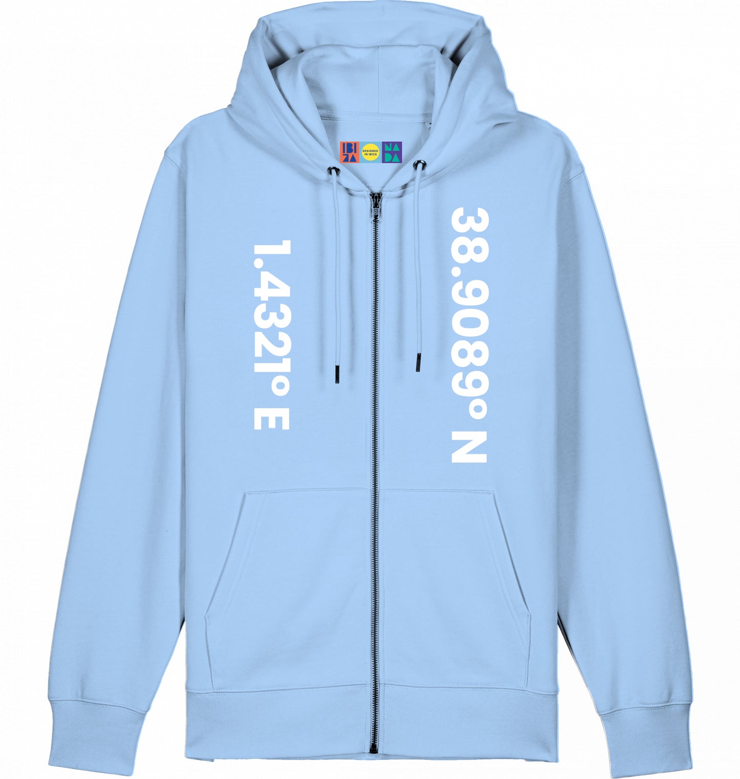 Ibiza O Nada Hoodie Zipper Coordinates