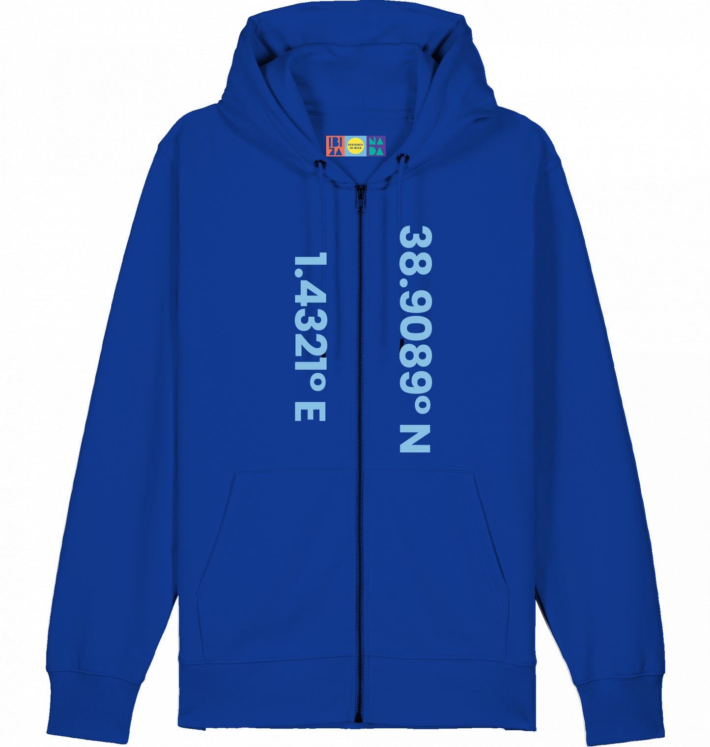 Ibiza O Nada Hoodie Zipper Coordinates