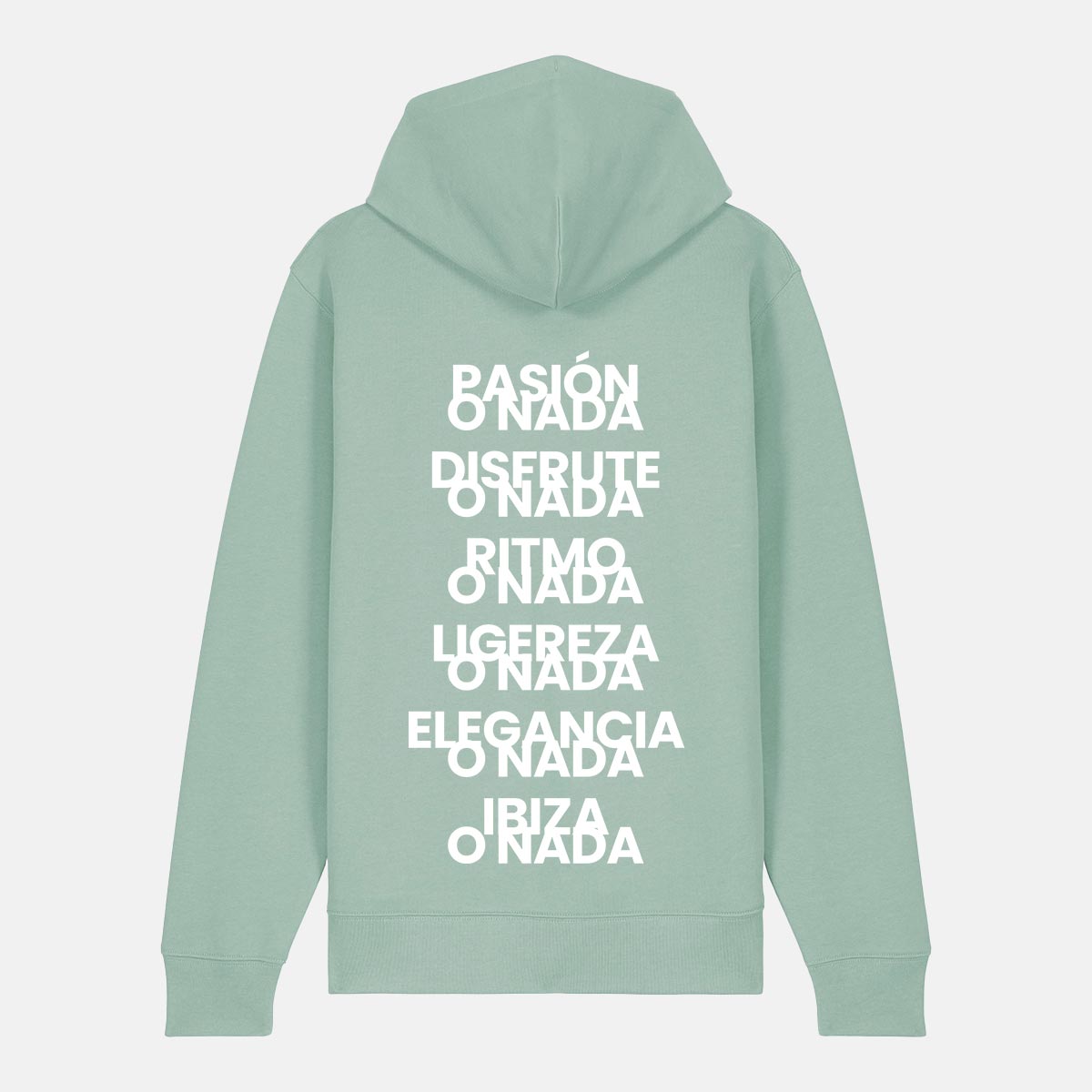 Unisex zip-thru hoodie Ibiza Slogans