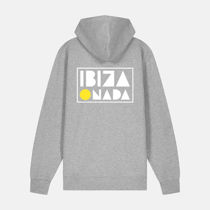 UnisexHoodie mit Reißverschluss Ibiza-Koordinaten